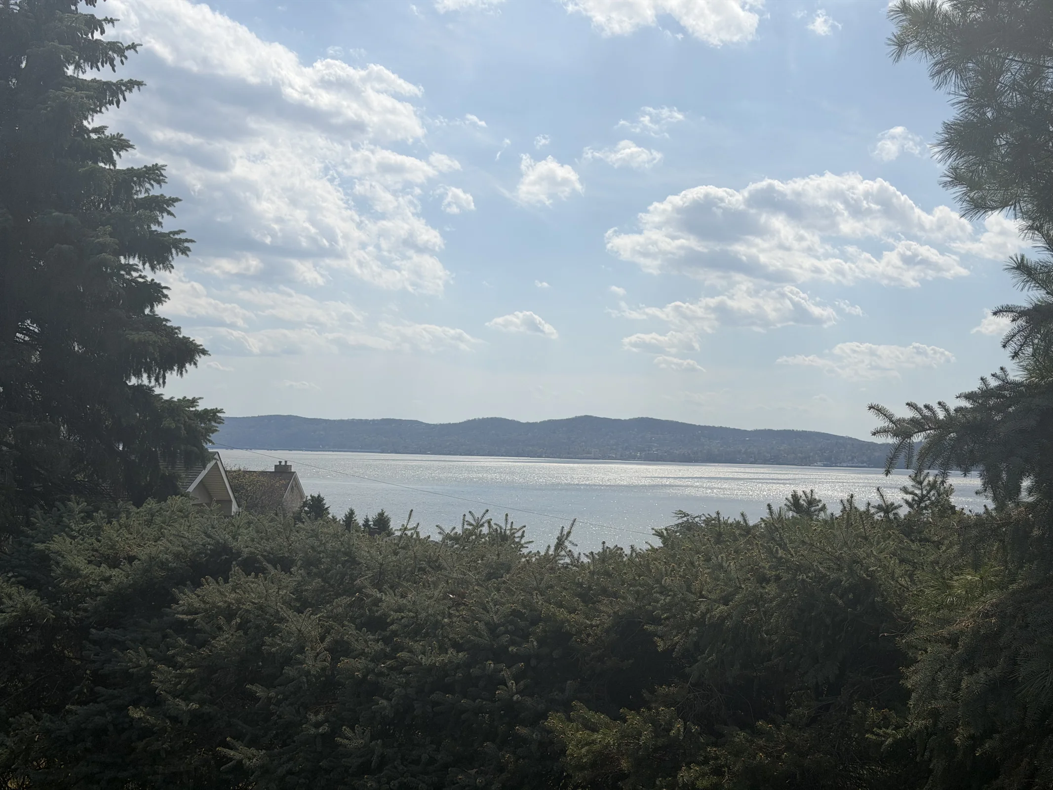 Hudson River views from the grounds of Stone Manor