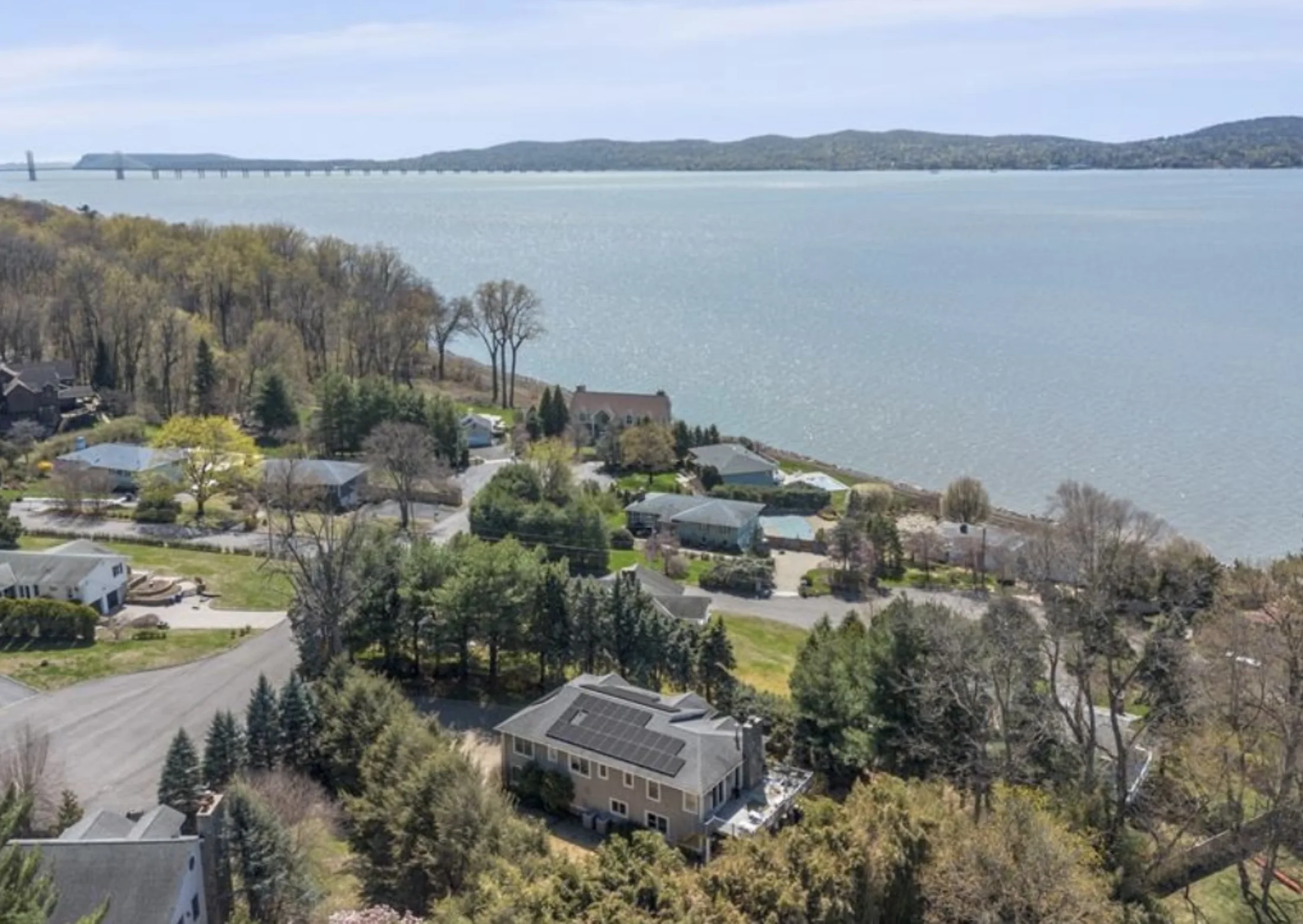 Stone Manor overlooking the Hudson River